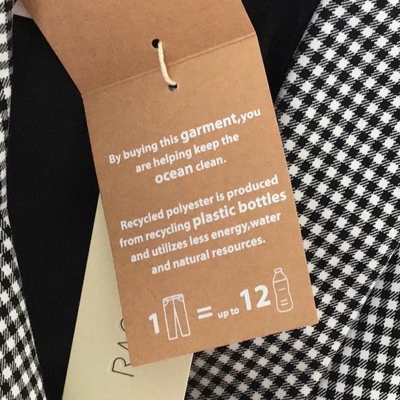 Rachel Zoe black and white checked blazer.  Size 2. Runs big. NWT - Picture 6 of 10